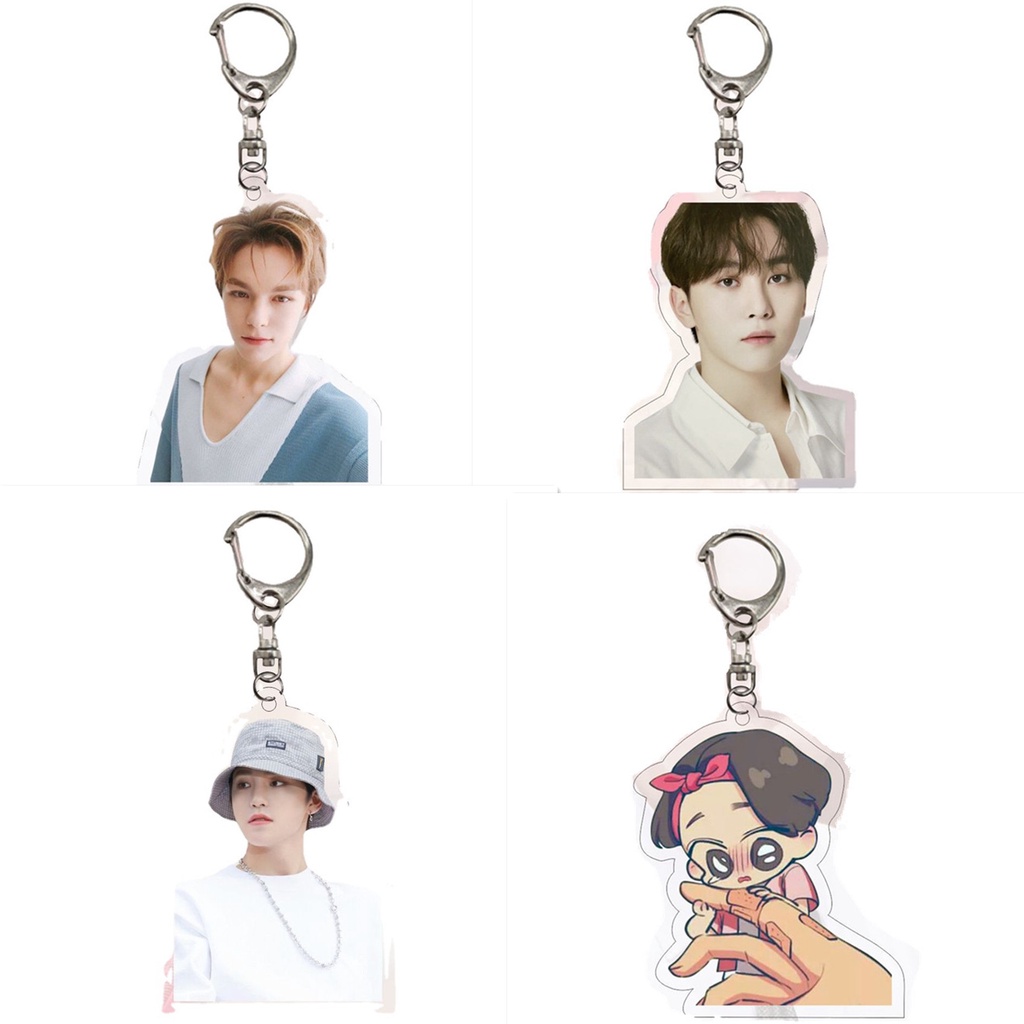 1pc SEVENTEEN Gantungan Kunci Akrilik SEUNGKWAN VERNON DINO Key Ring Gantung Atas