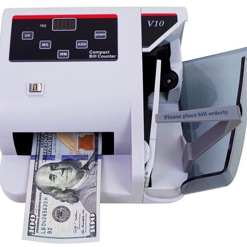 Mesin Mobile Penghitung Uang / Alat Hitung Uang Deteksi Uang Palsu Money Counter MC V10 / MC-V10 / MCV10 Ultraviolet Magnetic Portable MC V30 / MC-V30 / MCV30