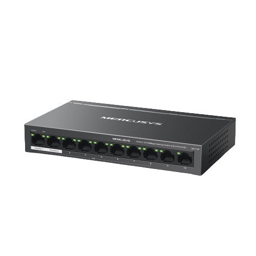 MERCUSYS MS110P 10-PORT 10/100Mbps DESKTOP SWITCH WITH 8-PORT PoE+ MS 110P