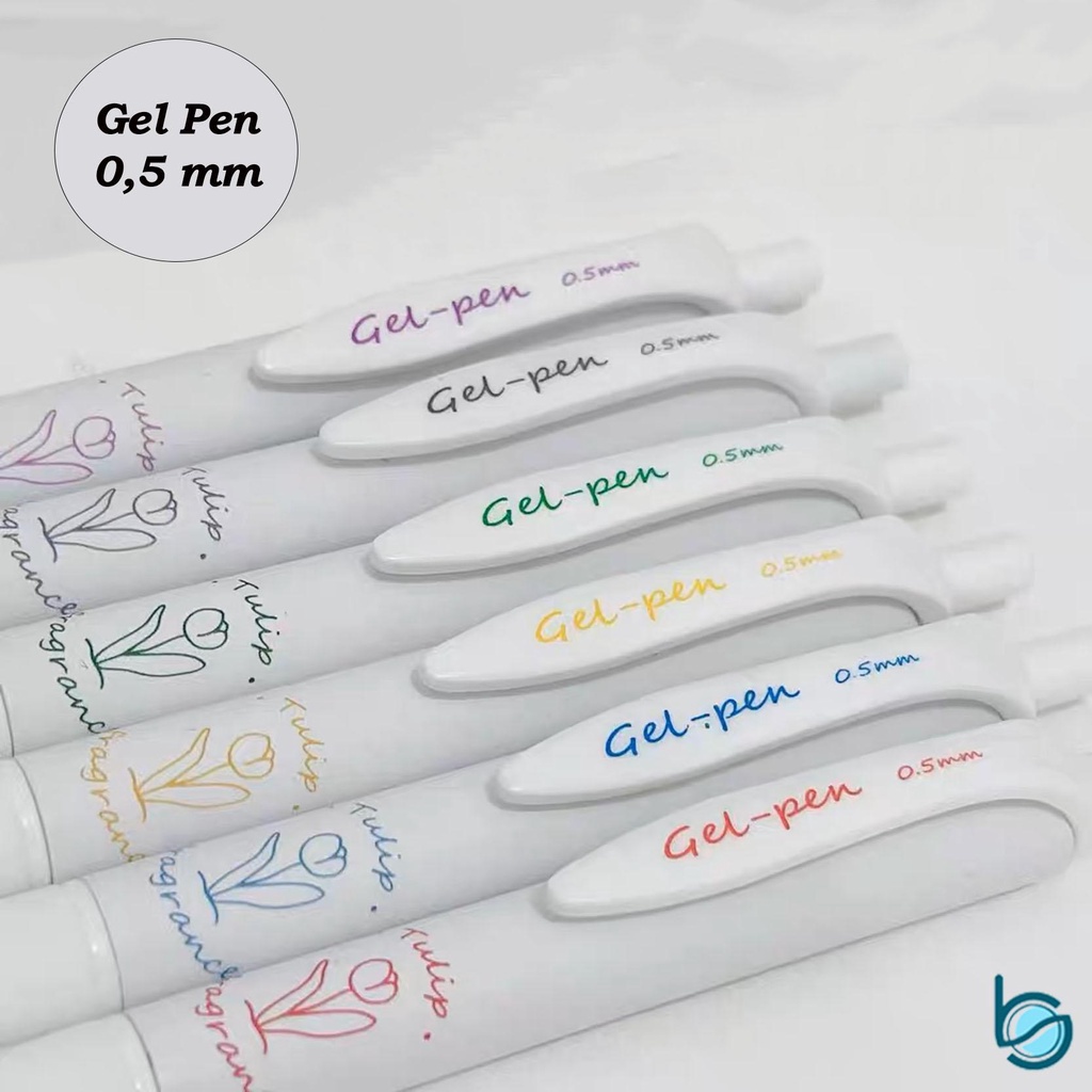 

Pulpen Ins Gel Pen Pulpen Gel Retractable Tinta Hitam 0.5mm - Best Stationary
