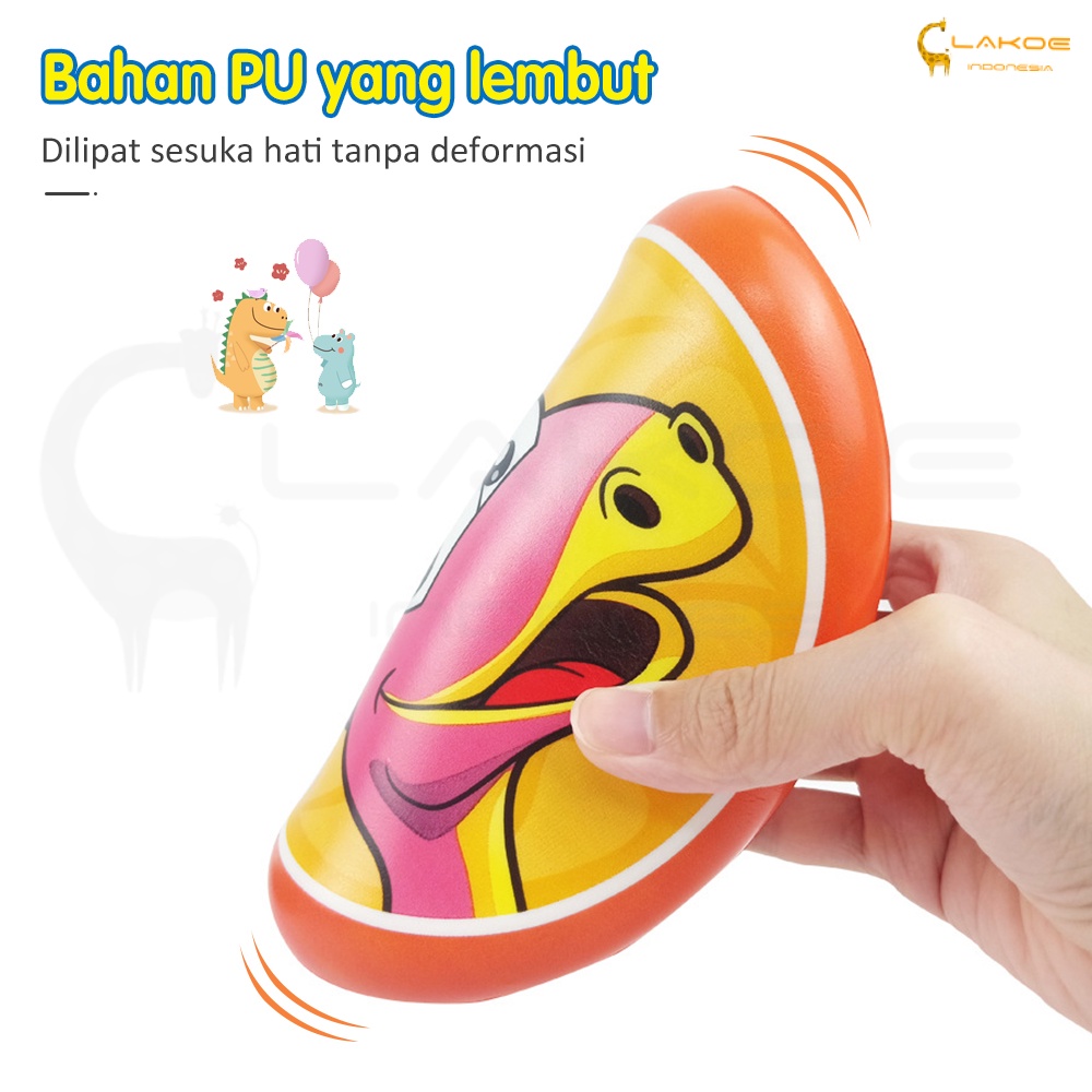 Lakoe Mainan Anak Frisbee Piring Lempar Soft/Flying Disc disk Game Outdoor/Outdoor Toy Main /Lempar Tangkap