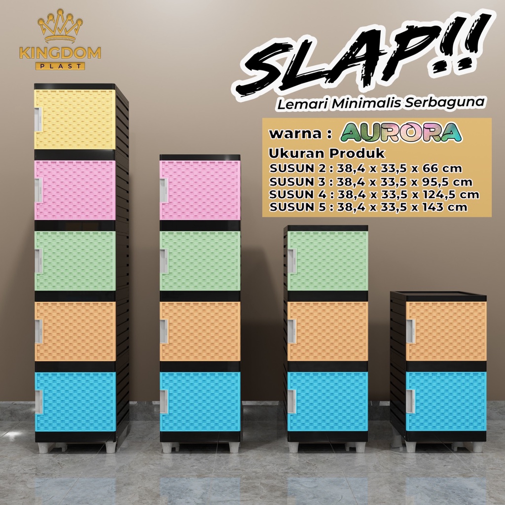 SLAP AURORA LEMARI PAKAIAN MINIMALIS KINGDOM SLAP HITAM LEMARI SWING LEMARI PLASTIK LEMARI BAJU LEMARI ROTAN LEMARI MURAH SLAP AURORA