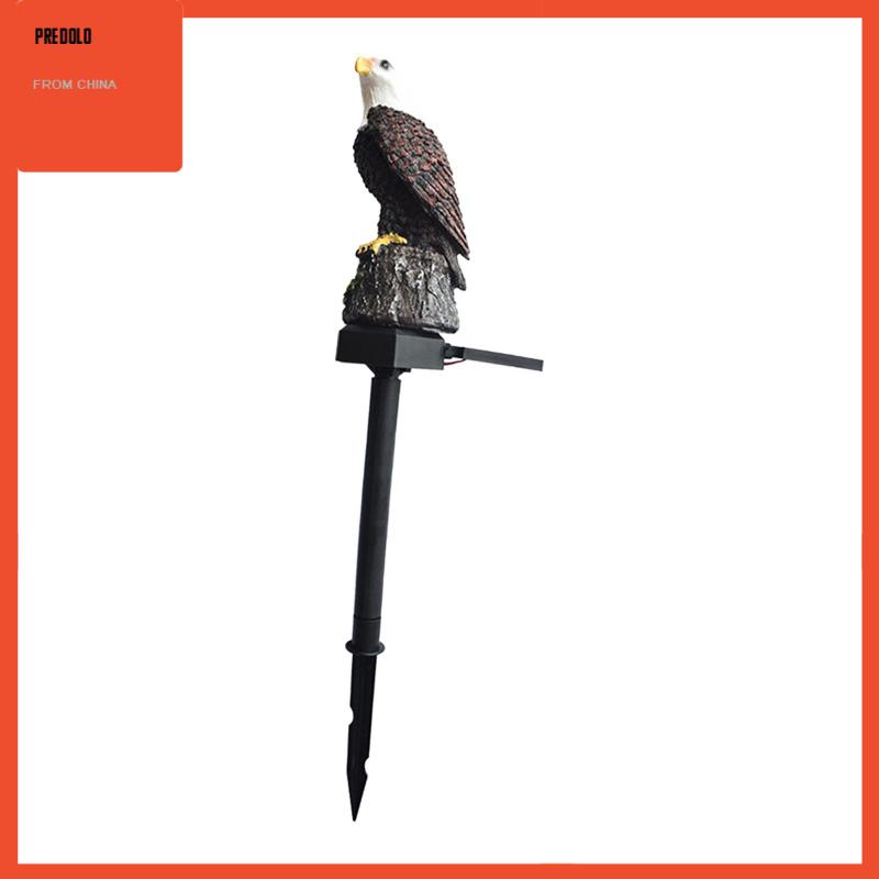 [Predolo] Lampu Pasak Taman Eagle Night Lamp Patung Resin Untuk Eksterior Rumah Outdoor