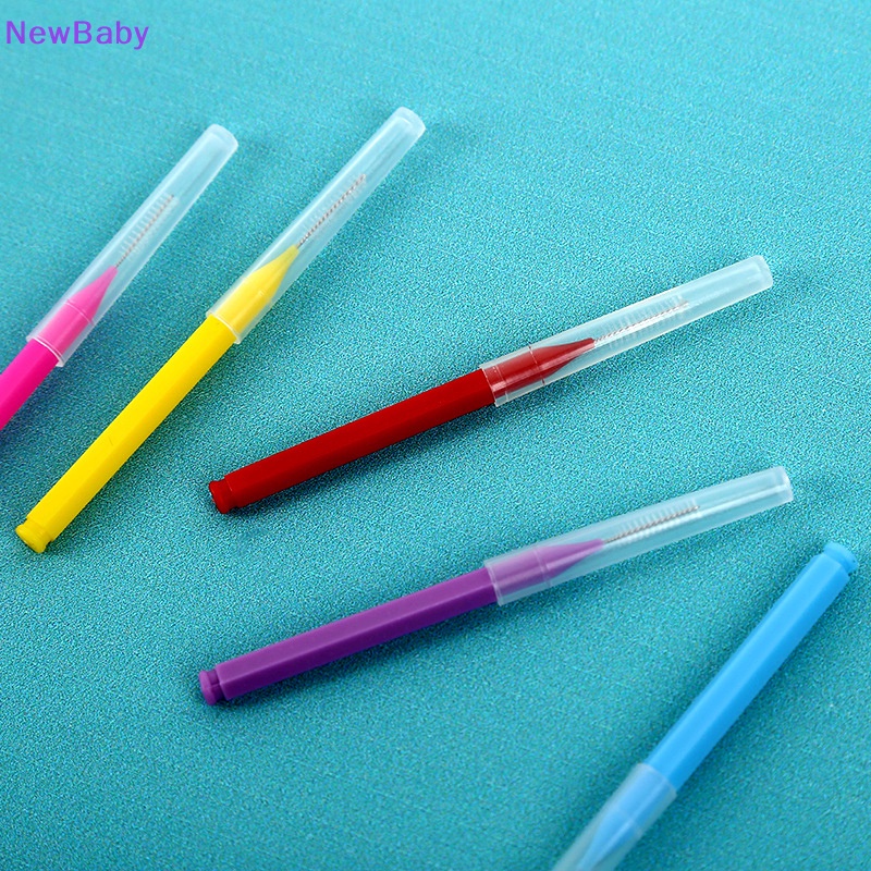 Newbaby 10pcs Microbrush Aplikators Eyelash Extensions Sikat Pembersih Lem Bulu Mata ID