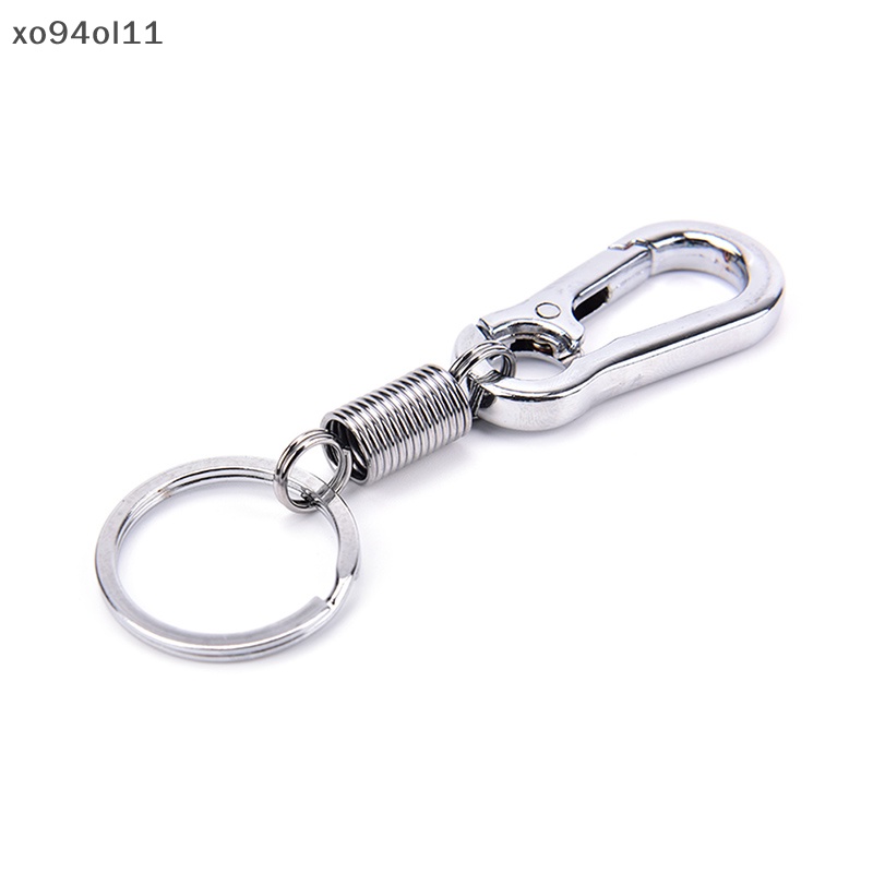 Xo 1pc Gesper Labu Stainless steel carabiner Gantungan Kunci anti Hilang Gesper Ditarik OL