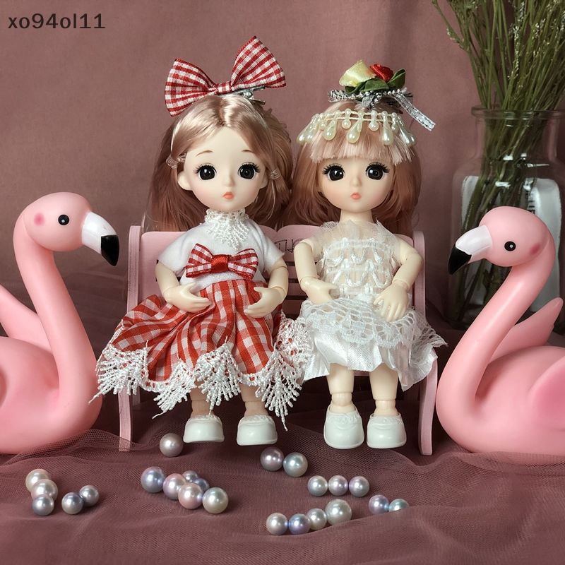 Xo 16-17cm Pakaian Boneka Dress Up Setelan Rok Hadiah Terbaik Untuk Anak DIY Mainan Anak Perempuan OL