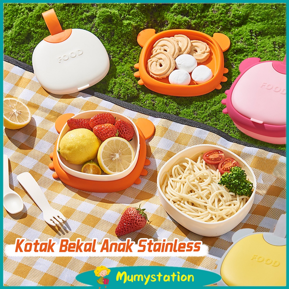 Mumystation Lunch Box /Kotak Bekal Makan Siang/Kotak Makan Tempat /Makan Anak Bayi