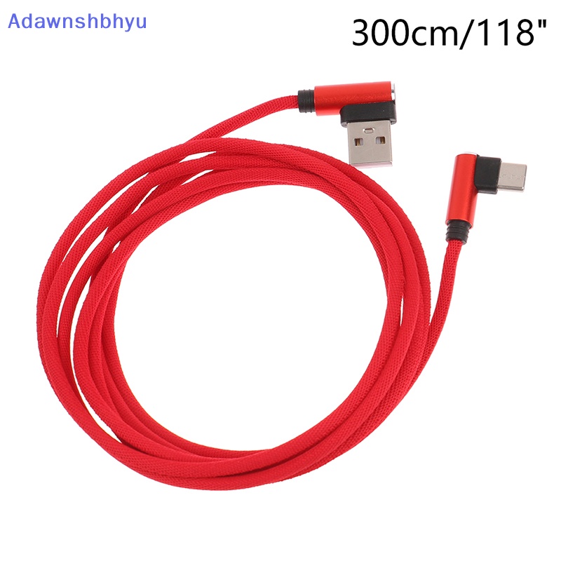 Adhyu usb Type c 90derajat Pengisian Cepat usb c Kabel Tipe-c data Cord Charger usb-c ID