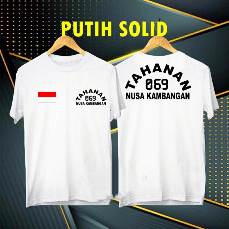 Cod Gratis Ongkir Kaos TAHANAN NUSA KAMBANGAN / kaos pria kaos murah wanita pria distro