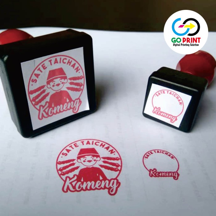 

STEMPEL WARNA | STEMPEL UKURAN STANDARD | 1 WARNA - Bulat Dia. 25mm
