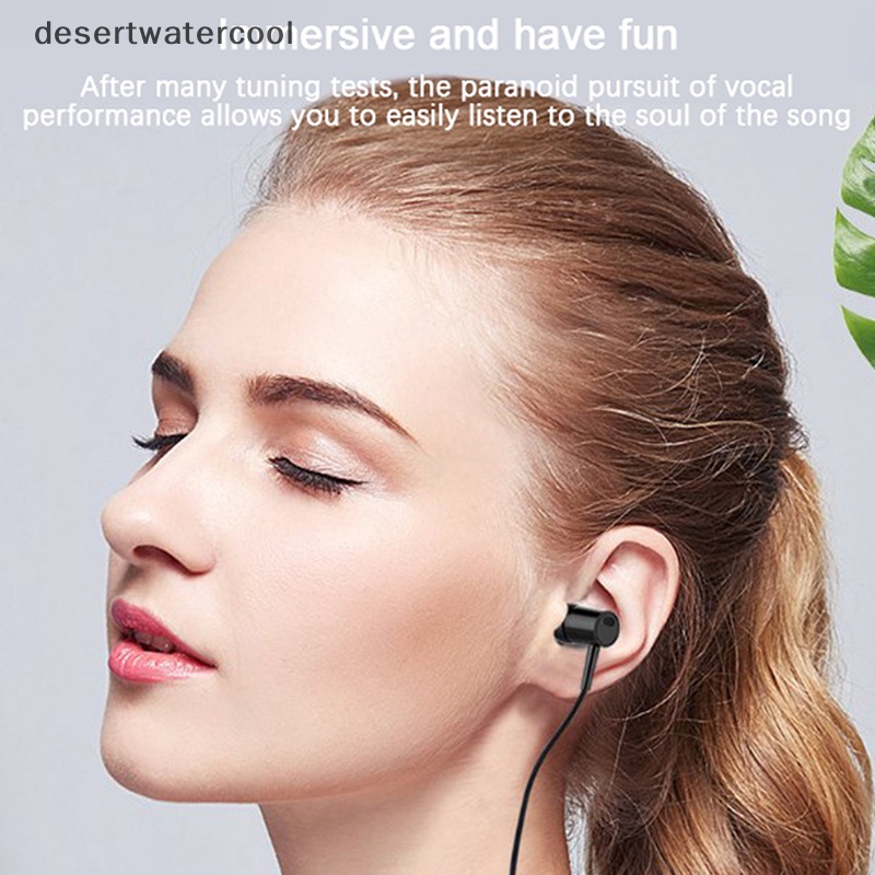 Deid Headset 3.5mm Earbud Kualitas Tinggi In-ear Untuk Ponsel Komputer Headphone Dengan Mic Martijn