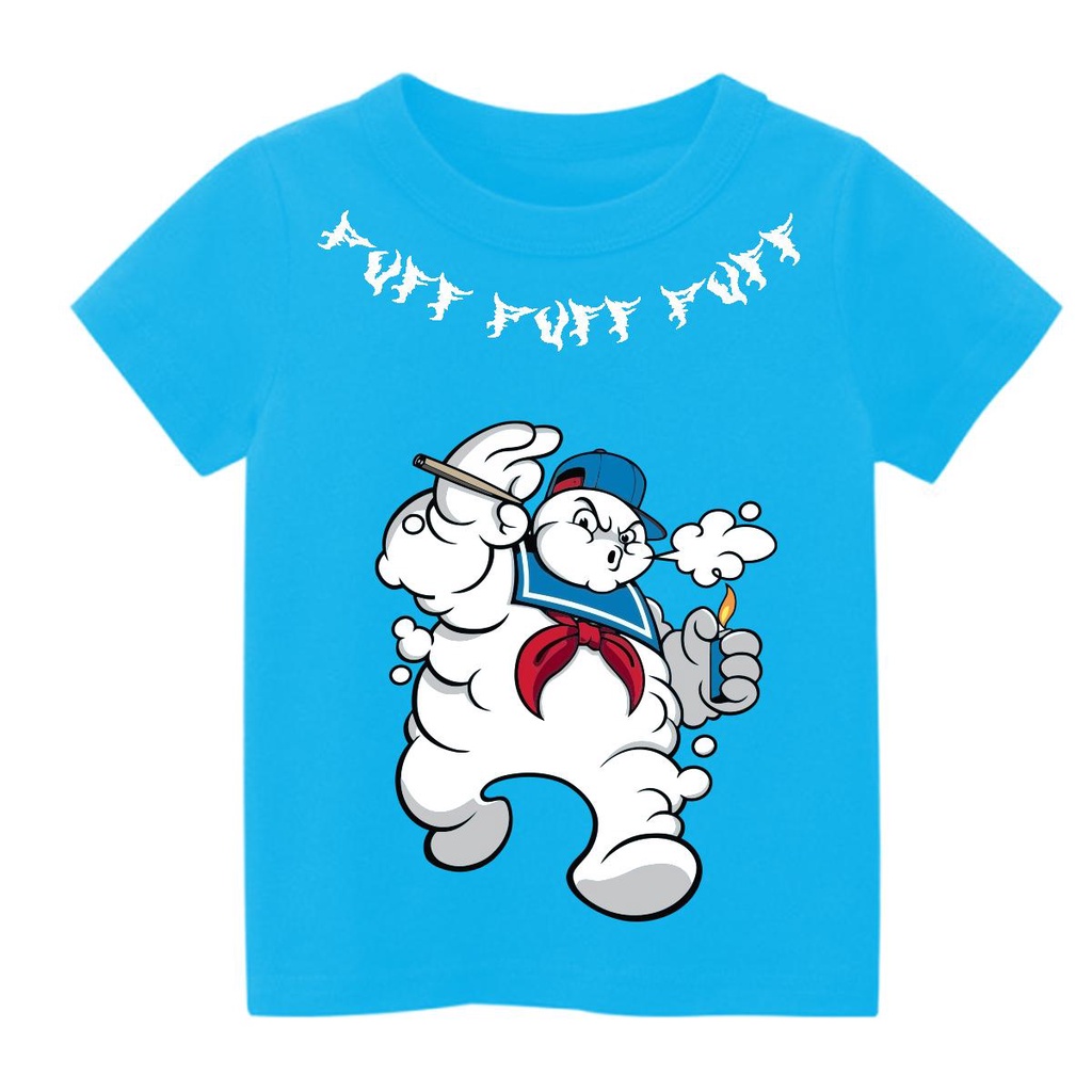 Promo Kaos anak  Mr. Puff T-hirt anak kece jaman sekarang