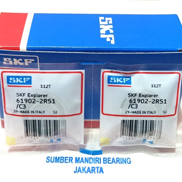 Bearing 61902 / 6902 2RS2 C3 SKF