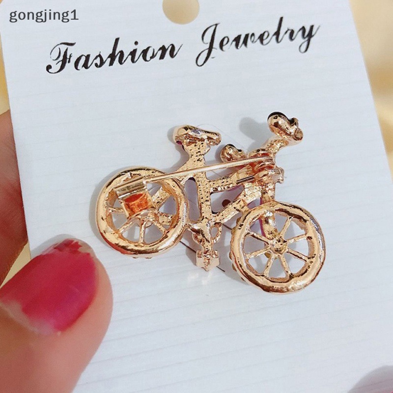 Ggg Fashion Sepeda Bros Pin Untuk Wanita Syal Mantel Pakaian Aksesoris Pesta Perhiasan ID