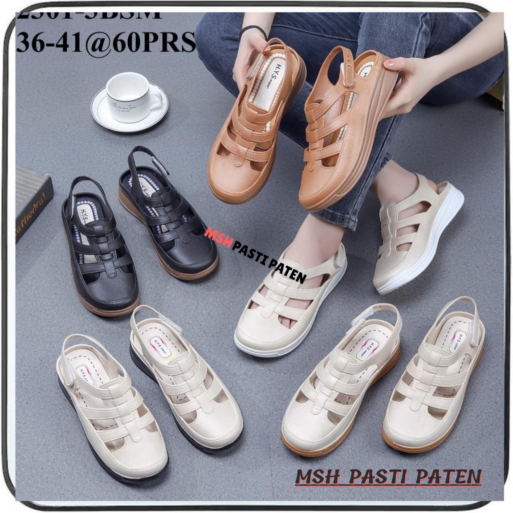 HYS 2301 Terbaru Sepatu Gladiator Sepatu Casual Import Wanita