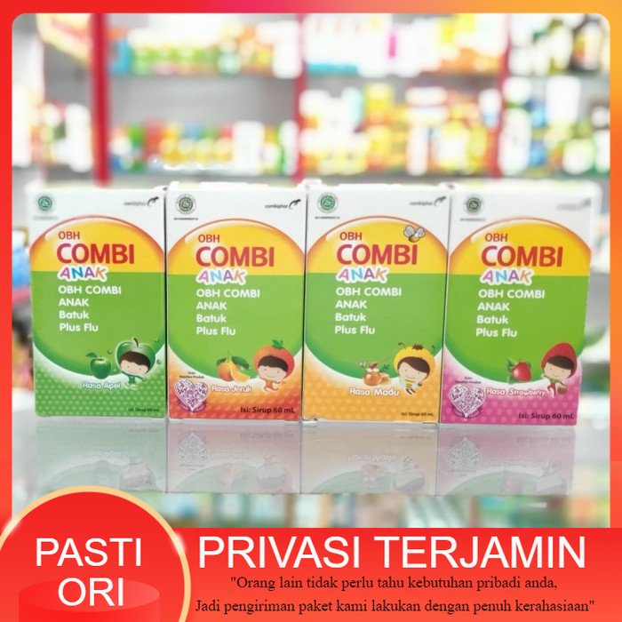 obh combi anak obat batuk plus flu / pilek 60 ml