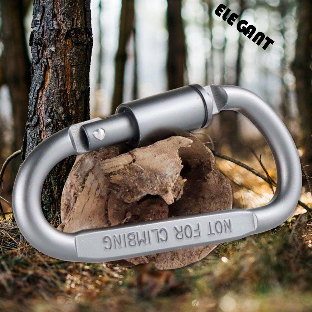 [Elegan] Gantungan Kunci Kepribadian Tahan Lama Dekorasi Mobil Peralatan Hiking Aksesoris Mobil Keyfob Logam Multi-Fungsi Key Ring