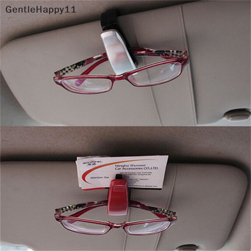 Gentlehappy 1x Fashion Mobil Kendaraan Sun Visor Sunglasses Kacamata Mata Kartu Pulpen Holder Clip Car id