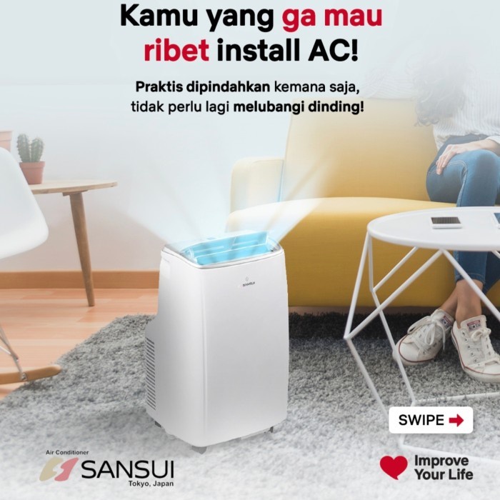 SANSUI Japan AC Portable 1,5 PK SA-L12P2 3in1 Mode UVC LED SAL12P2