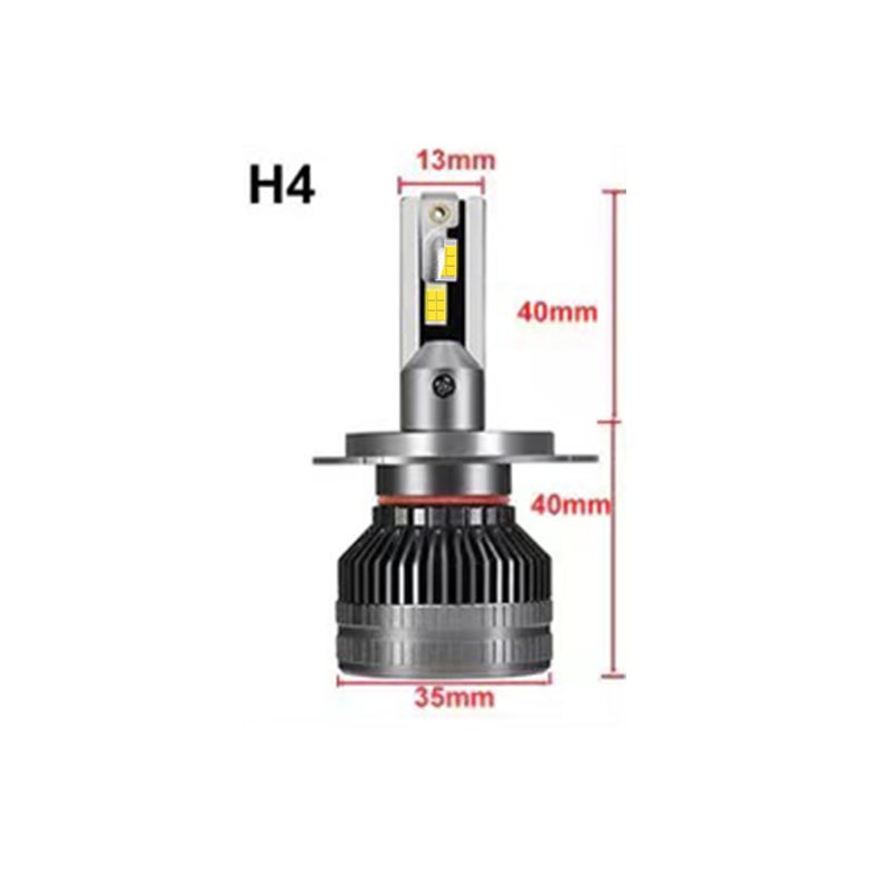 Menerangi Jalan Didepan Dengan Lampu LED Otomatis 16000LM 120W Untuk H1 H4 H7 H8 H9 H11 9005 HB3 9006 HB4