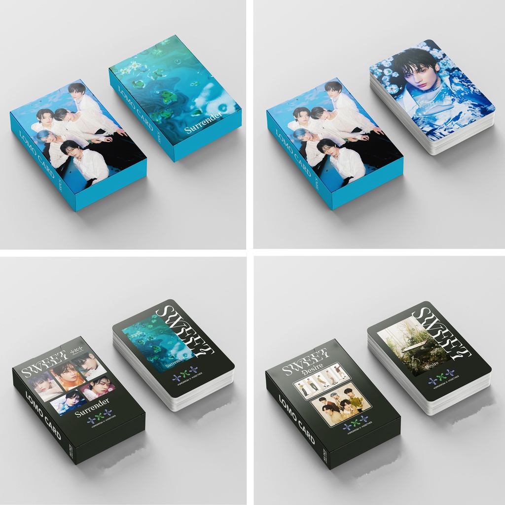 55pcs /box TXT 2nd Japan Album SWEET Photocards Lomo Cards Tomorrow X Together Kpop Postcards Collection Series