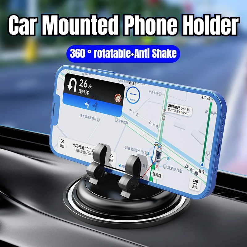 360 ° Rotatable Tablet Stand/Car Anti Slip Mat Phone Holder/in Car Smartphone Bracket/Pad Non Slip Kontrol Tengah Tetap/Mendukung Telepon Anti Goyang Yang Dipasang Di Mobil