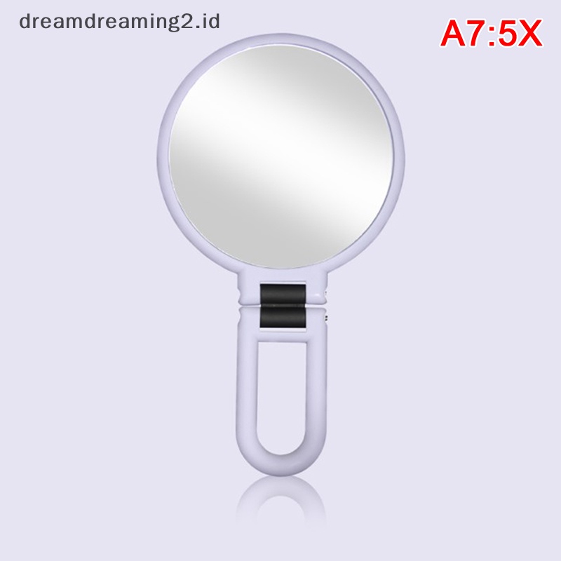 (drea)2 /5 /10 /15X Kaca Rias Pembesar Makeup Dua Sisi Vanity Mirror //