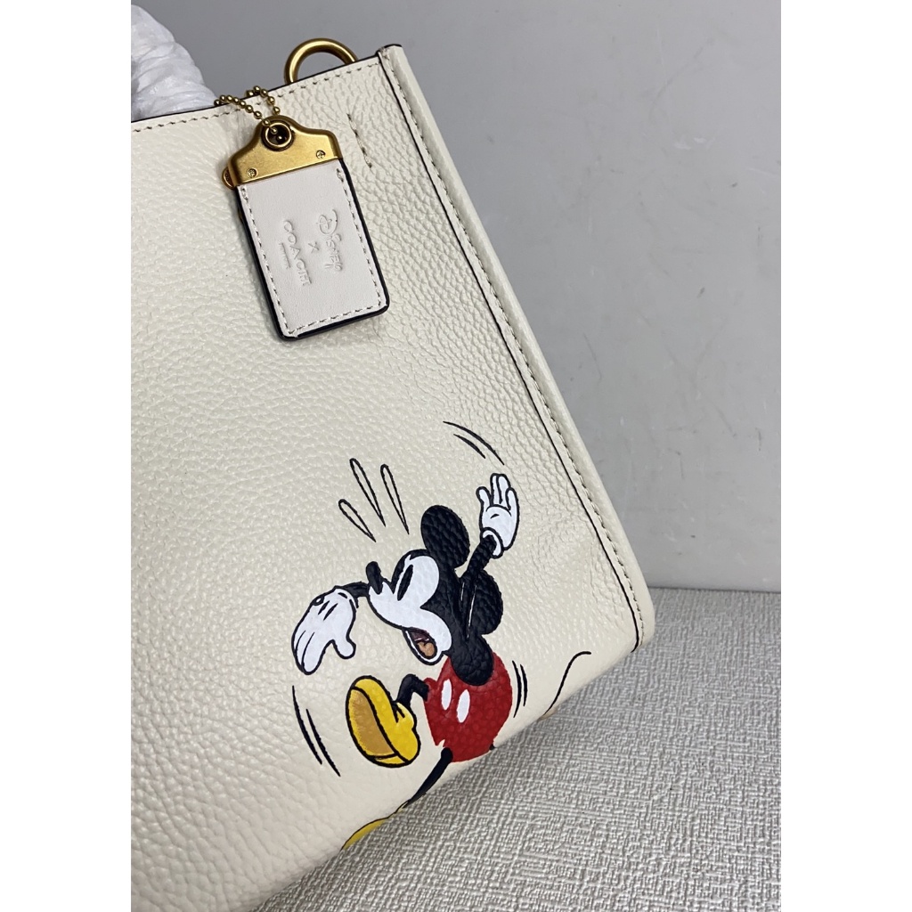 Disney x Coach Rogue 25 In Regenerative Leather with Mickeey