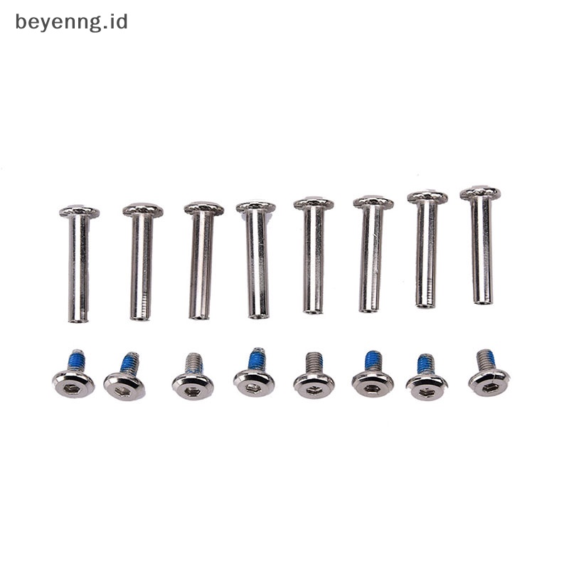 Beyen 8x/set inline roller As Mata Pisau Sekrup Baut Roda skate Untuk Sepatu skate ID