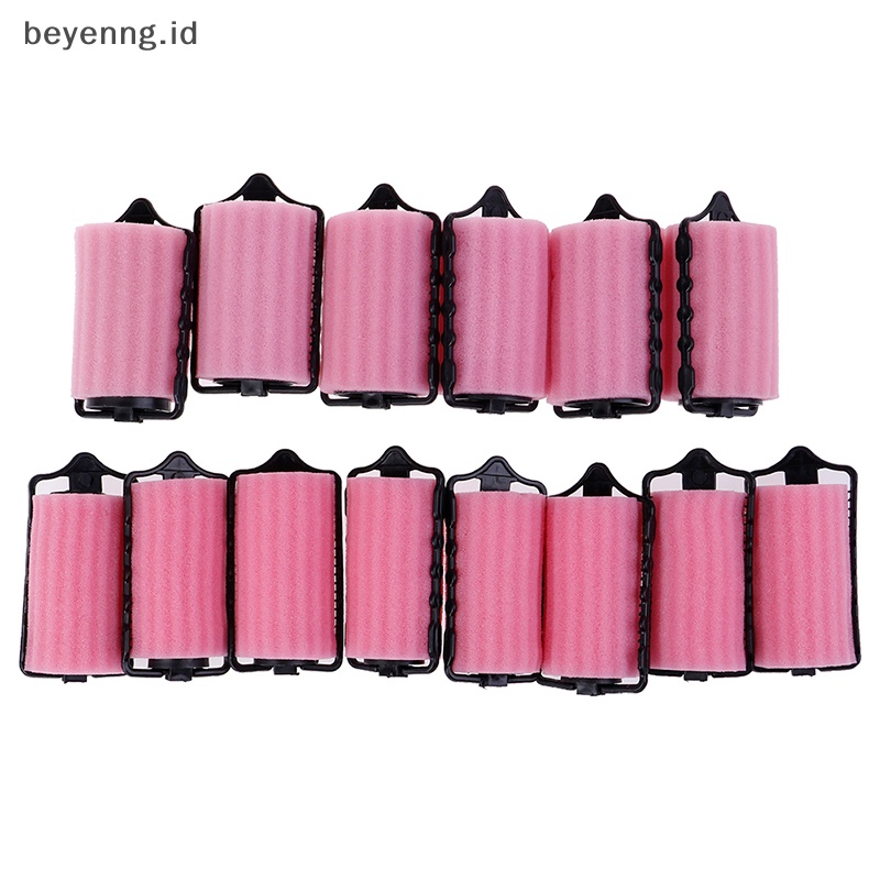 Beyen 6/8Pcs Spons Busa Bantalan Diy Styling Rambut Rol Pengeriting Pembuat Twist Tool ID