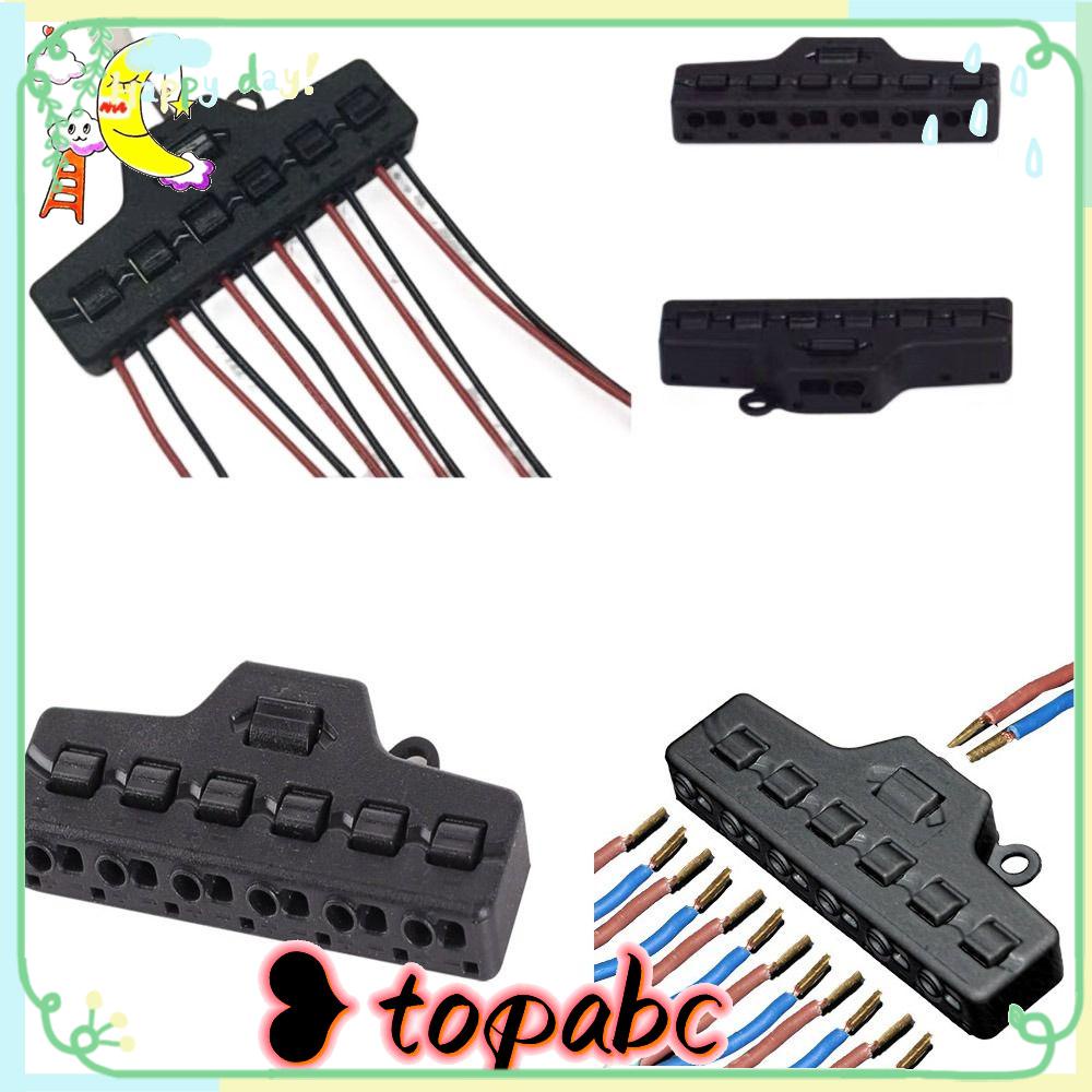 TOP Out Line Splitter 6port Terminal Sambungan Konektor Paralel Distro Block Wire Splitter