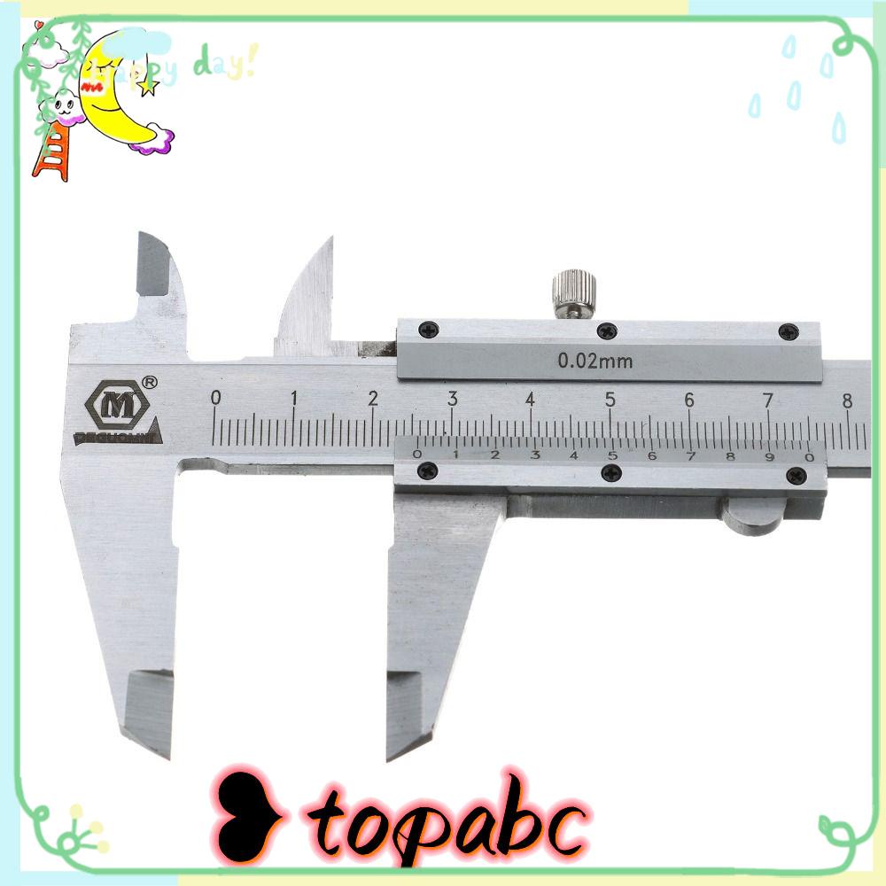 TOP Vernier Caliper Carbon Steel Jangka Sorong Manual 0-150mm/0-6inch Jangka Sorong Metal