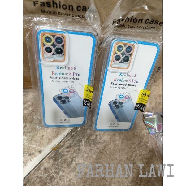 Softcase Realme 8 4G Realme 8 Pro Silikon Casing Case Bening Transparan Pelindung Pro Camera