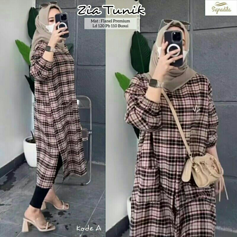 ZIA TUNIK ORI SIGNADILA | Ld120 Flanel Premium