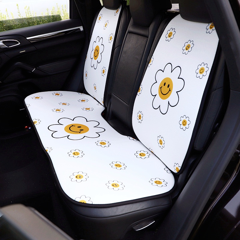 Bantal Kursi Kartun Mobil, Bantal Kursi Bunga Matahari Kreatif Mobil