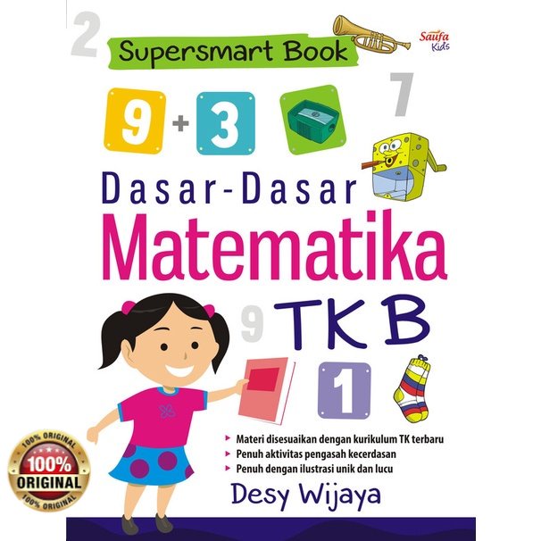 Buku Supersmart Book; Dasar-Dasar Matematika TK B - Saufa