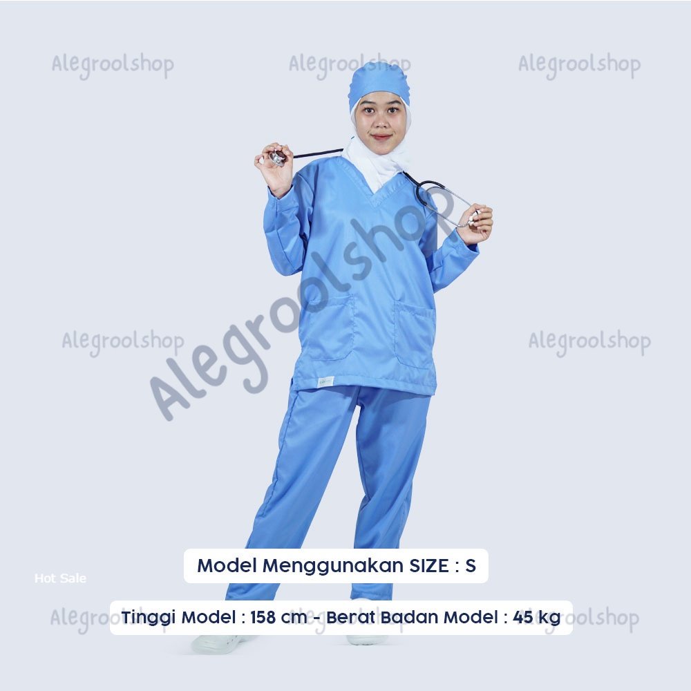 Doctor Scrub's Set Baju OK Lengan Panjang 'Cito Series'