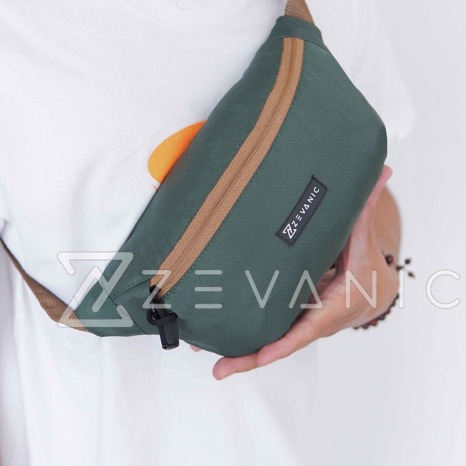 Waistbag / Waisbag / Waitsbag / Alvin Tas Pinggang Pria Trendy Bahan Cordura Premium  | Totebag.Co