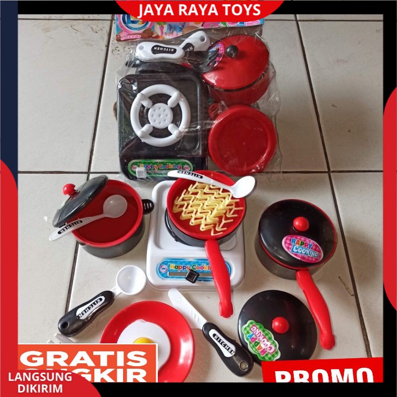 Mainan Masak Masakan Kitchen Set LM 9 / maenan anak perempuan SNI