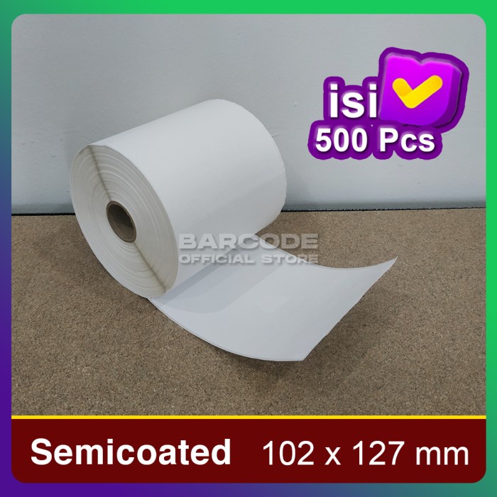

LABEL STICKER RESI PENGIRIMAN EKSPEDISI JNE WAHANA POS ( SEMICOATED ) PST79