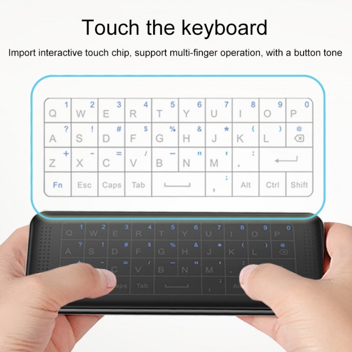 H1 Full Touchpad 2.4GHz 6-Axis Gyro Air Mouse Wireless Keyboard