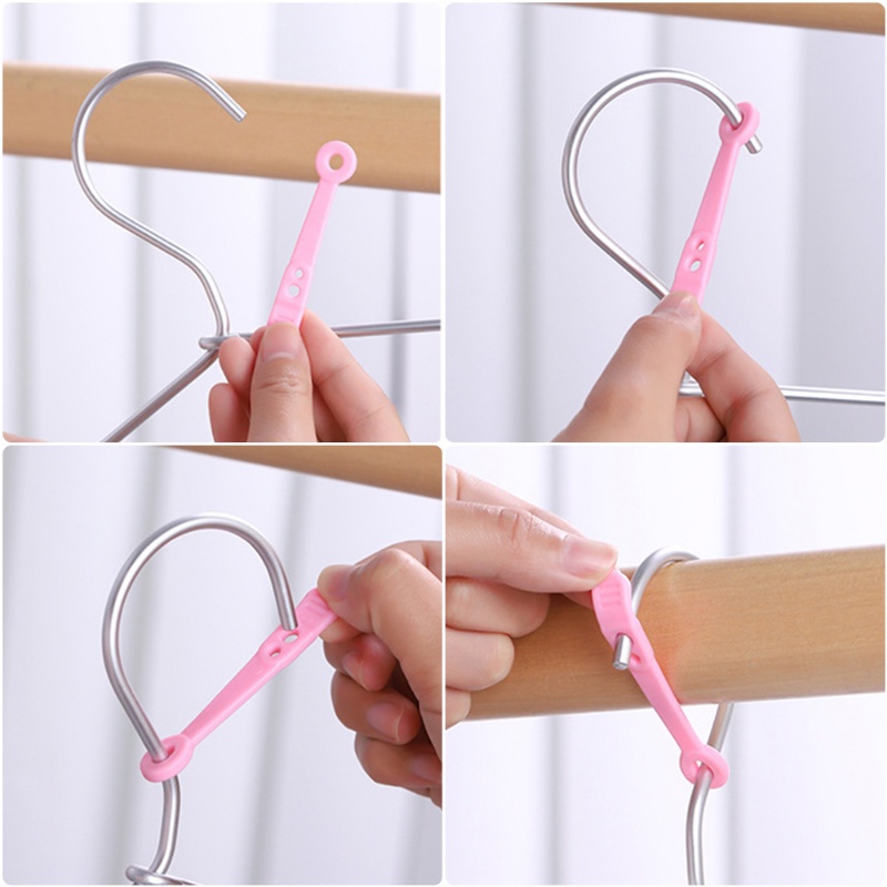 [Harga Grosir] Klip Gantungan Baju/Hanger Strip Silikon Anti Jatuh/Clothe Anti Jatuh Gantungan Gesper Strip Silikon Jatuh/Windproof Drying Shelves Hook/