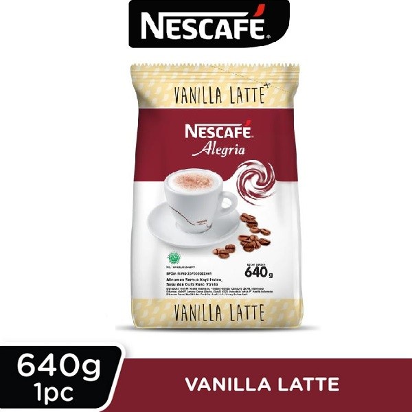 

NESCAFE VANILLA LATTE 640gr Nestle Profesional