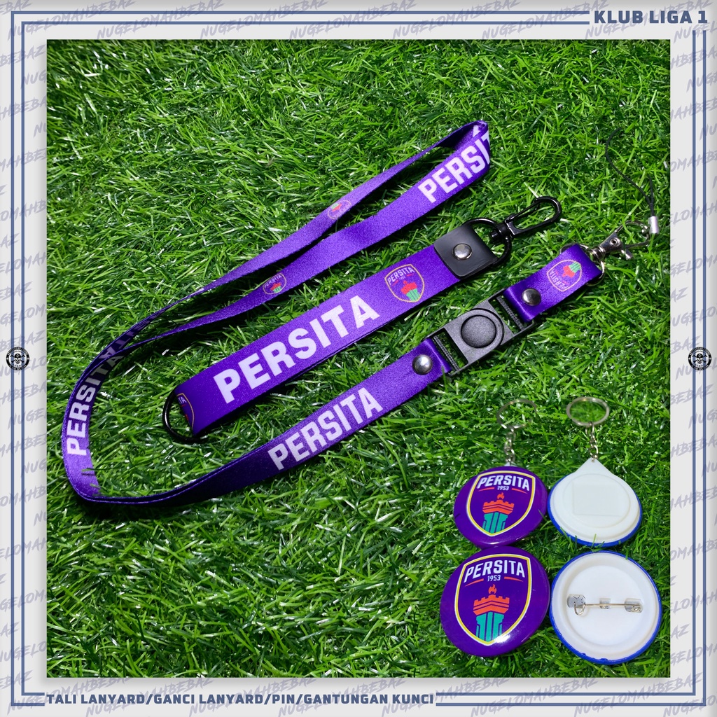 

TALI LANYARD/GANCI/PIN/GANTUNGAN KUNCI/HP/KLUB LIGA 1 - PERSITA TANGERANG