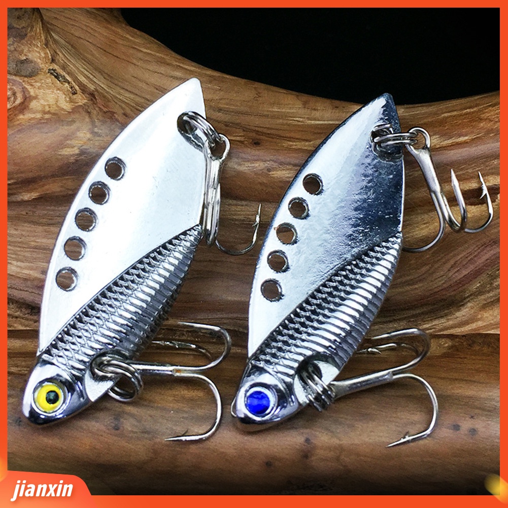 (In Stock) Umpan Pancing Berbentuk Ikan Bahan Zinc Alloy Keras Buatan Tackle Dengan Kait Treble