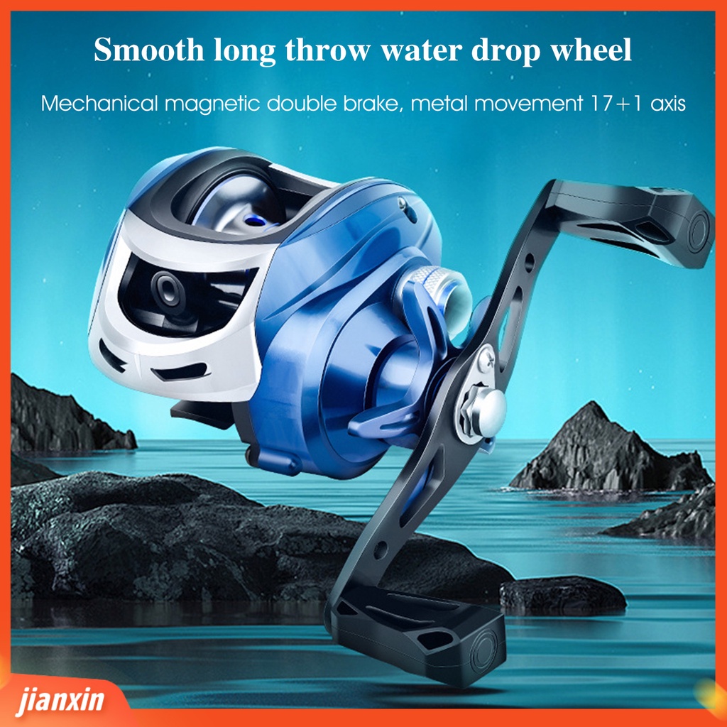 (In Stock) Lure Wheel Double Rem Adjustable Ringan Kiri/Kanan-Tangan Umpan Casting Pancing Reel Fishing Tackle