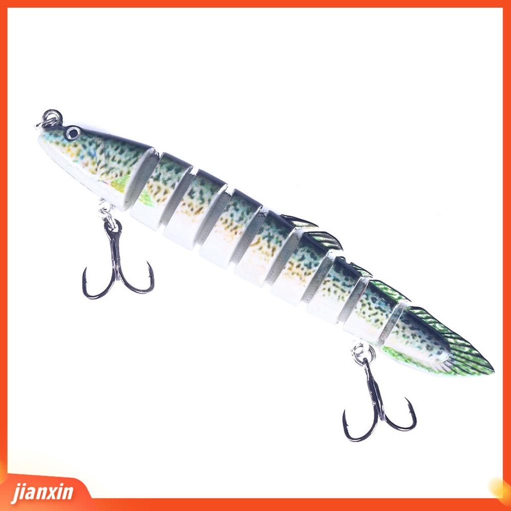 (In Stock) 10cm /10g Umpan Pancing Universal Simulasi Nyaman Meningkatkan Tingkat Ikan Anti Patah Angling ABS Multi-Bagian Umpan Pancing Aksesoris Memancing