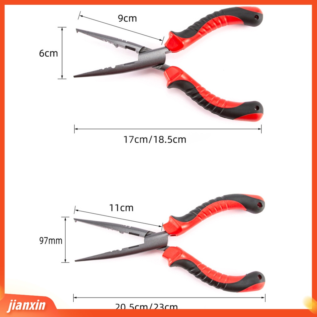 (In Stock) Tang Ikan Ringan Tahan Aus Tang Memancing Kekuatan Tinggi Bahan Baja Karbon Tinggi Untuk Outdoor