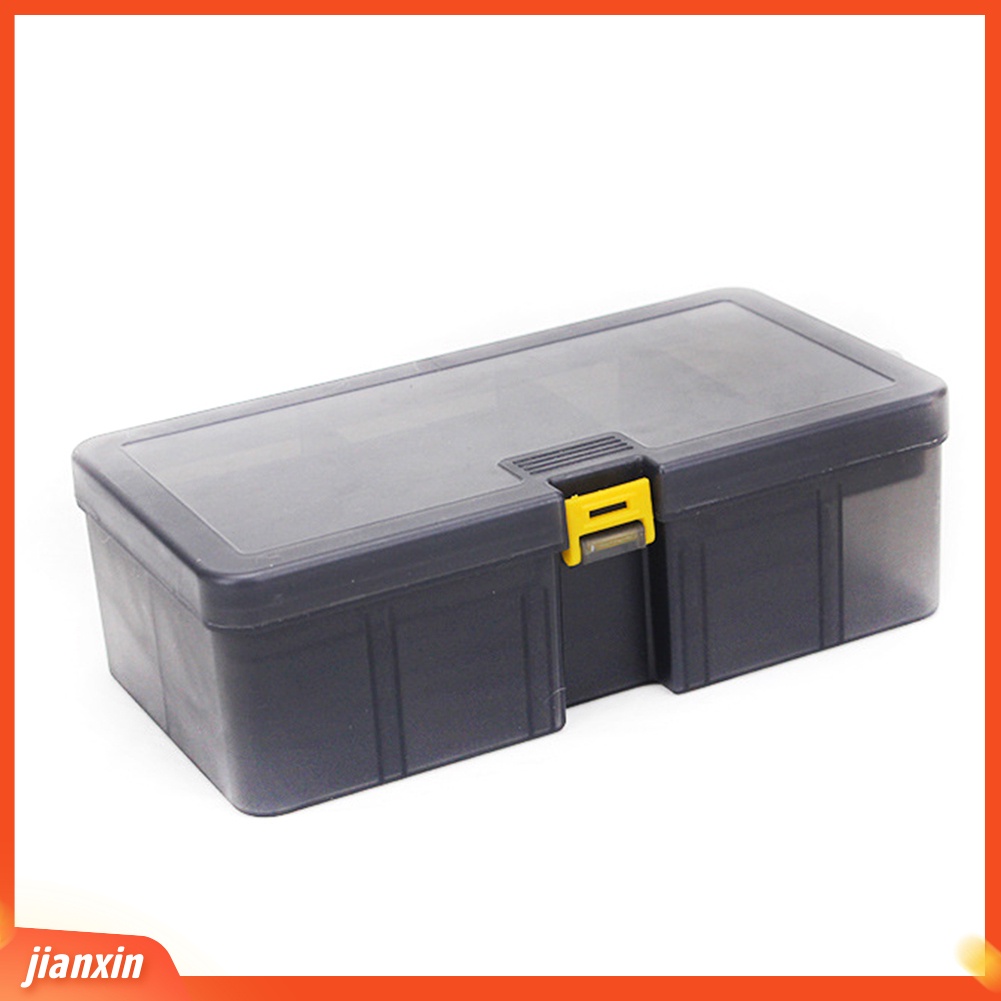 (In Stock) Plastik Tahan Air Double Layer Fishing Tackle Lures Kail Umpan Kotak Tempat Penyimpanan