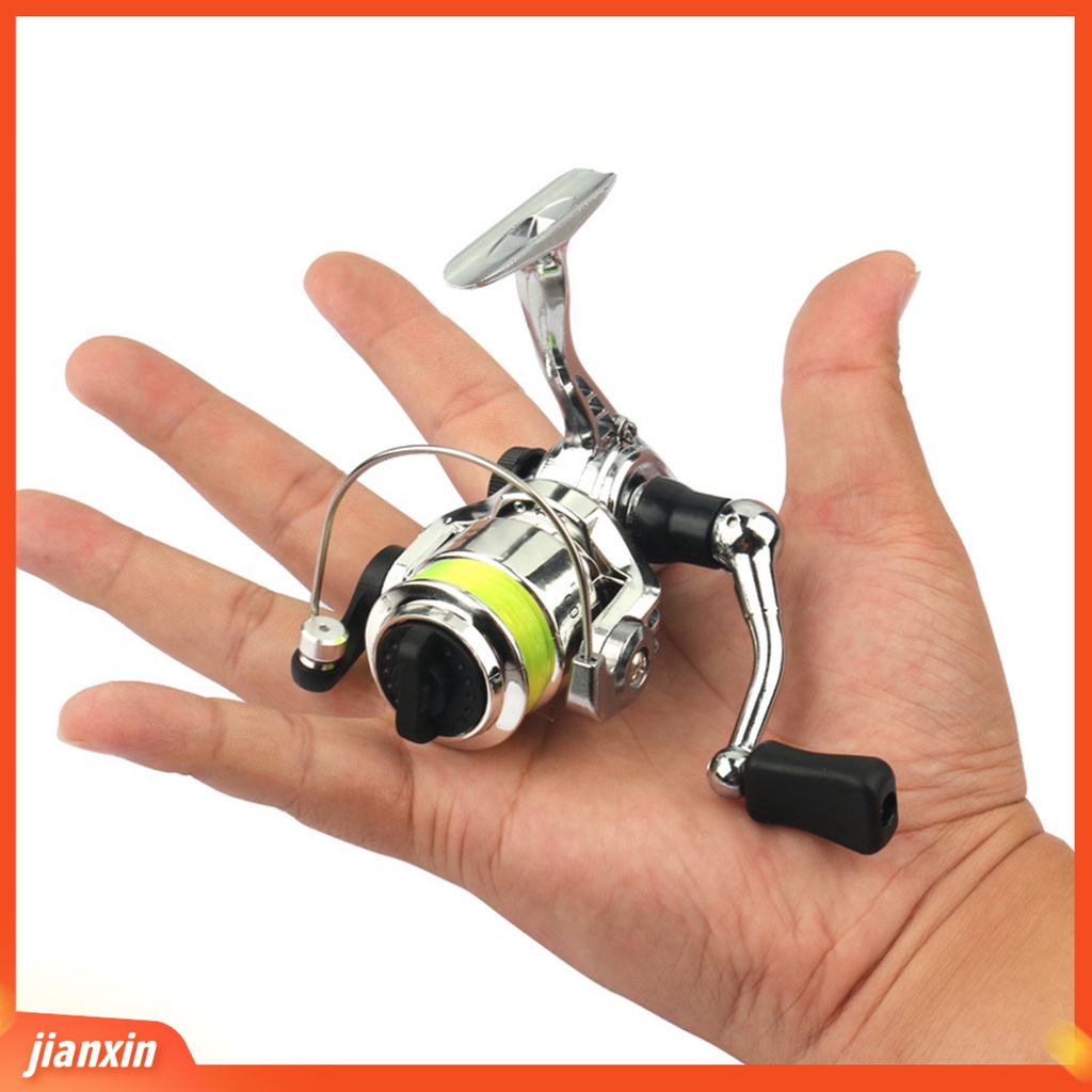 (In Stock) Upgraded XM100 Mini Metal Fishing Reel Spinning Wheel Bearing Fish Tackle Gear